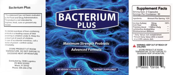 Bacterium Plus hecho en EE.UU.