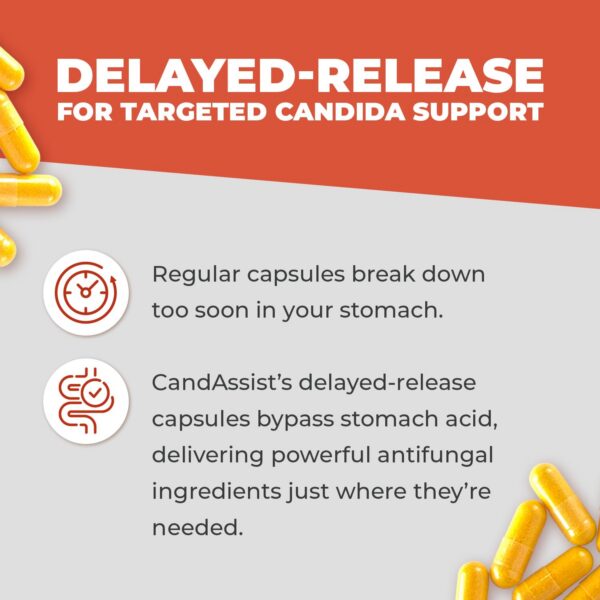 Caja de Balance ONE CandAssist suplemento para candida en cápsulas