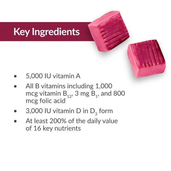 Bariatric Advantage Multi Chewy Bite multinutrición bariátrica sabor fruta