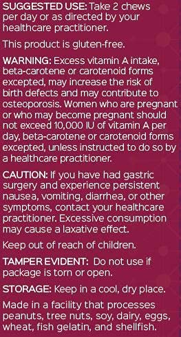 Bariatric Advantage Multi Chewy Bite soporte minerales esenciales