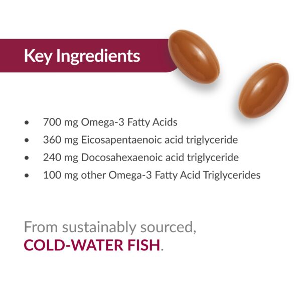 Frasco con cápsulas Omega-3 Bariatric Advantage