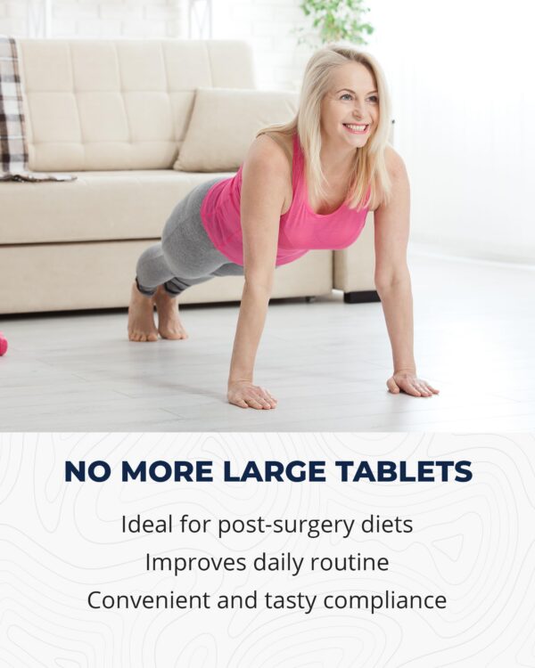 Frasco de gomitas en estante