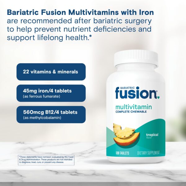 Version 1.0.0 Frascos de Bariatric Fusion en estante