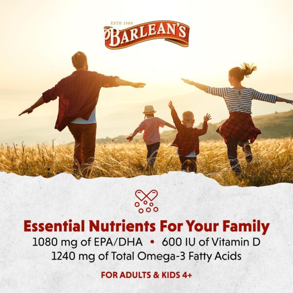 Cucharada con aceite Barlean's Omega 3