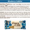 Barra NuGo Fiber d'Lish gusto blueberry para snack saludable