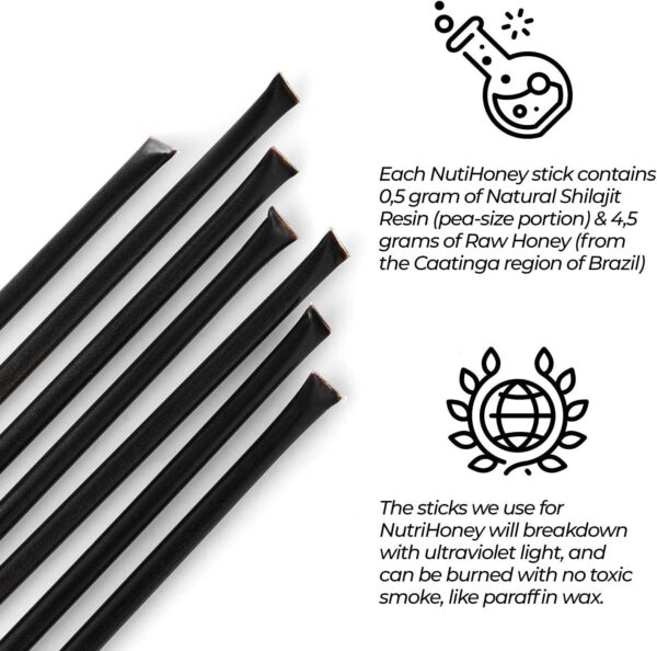 Barras Shilajit con minerales y aminoácidos para nutrición saludable