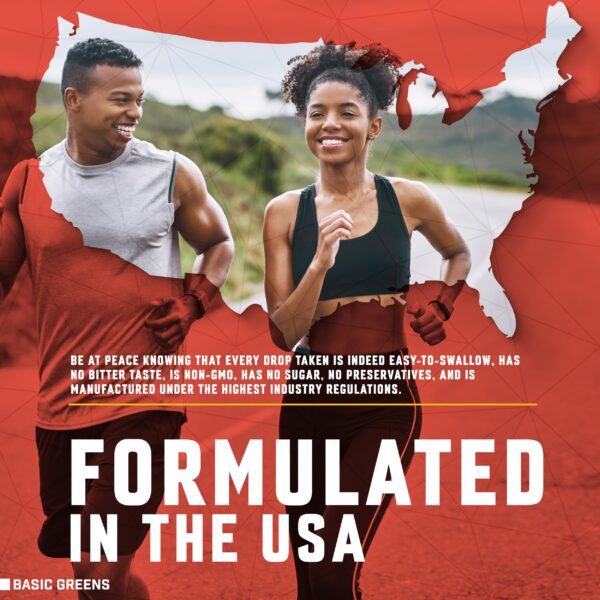 Detalle de gotero en la botella BASIC GREENS