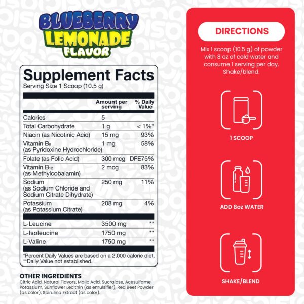 Etiqueta con detalles de ingredientes