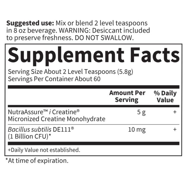 Batido preparado con creatina prepost