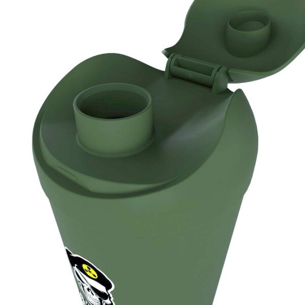 Version 1.0.0 Battle Shakers Bomb diseño militar verde tapa