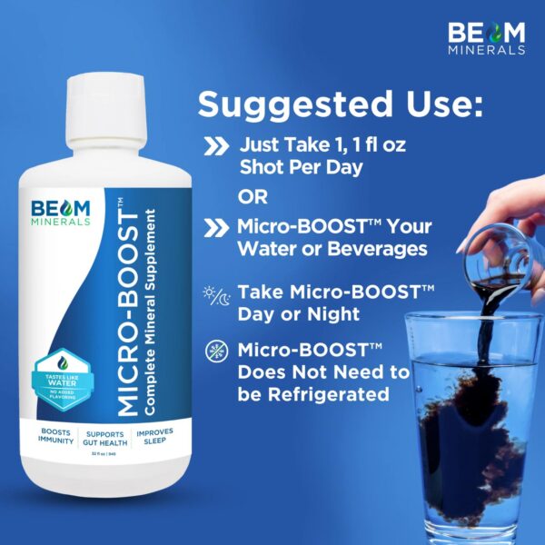 Lateral del envase BEAM MINERALS Micro-Boost
