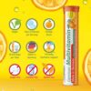 Bebida efervescente T&D multivitamínico vegano sabor naranja