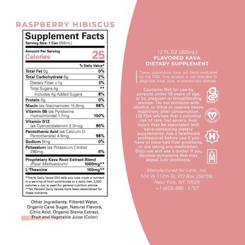 Bebida Leilo frambuesa hibisco sabor refrescante natural