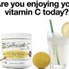 Bebida refrescante Sufficient-C vitamina C limón durazno
