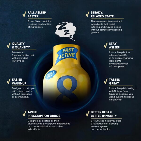 Bebida para dormir rápido y prolongado con extractos herbales