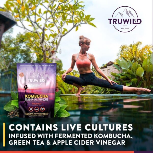 Bebida preparada TruWild Kombucha