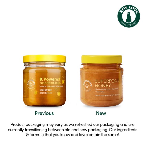 Version 1.0.0 Detalle de etiqueta Beekeeper's Naturals