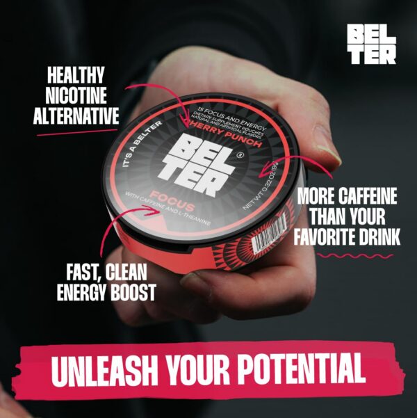 Version 1.0.0 BELTER Focus Cherry Punch detalle sabor cereza