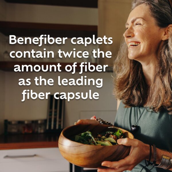 Benefiber fibra en tabletas para soporte dietético y digestivo