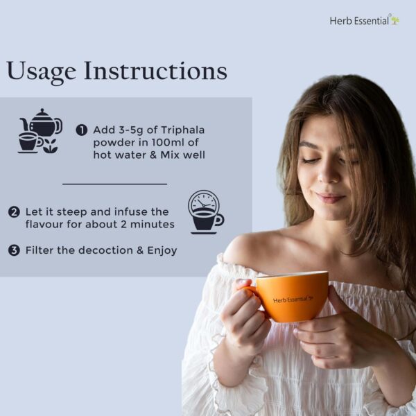 Version 1.0.0 Beneficios del Polvo de Triphala Herb Essential