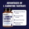 Cápsulas L-Carnitina Tartrato en mano