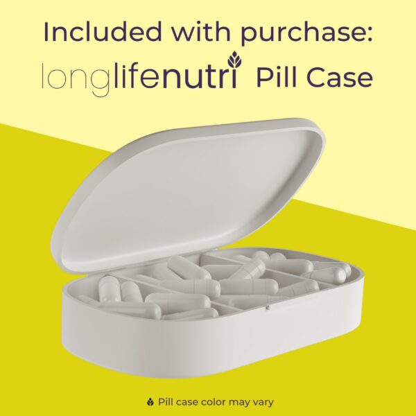 Frasco de berberina en fondo blanco