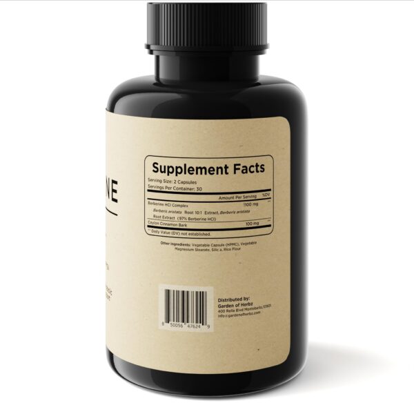 Berberina HCL y canela de Ceilán para control de peso y sistema inmune