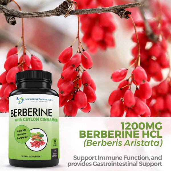 Berberina HCL con canela para sistema inmune y digestivo