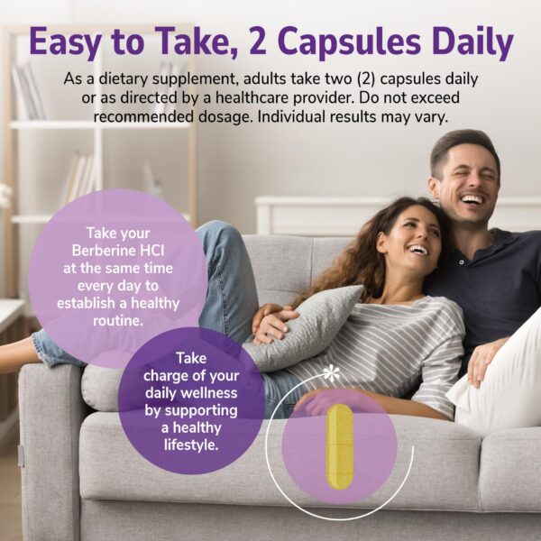 Berberine HCl capsules spread out