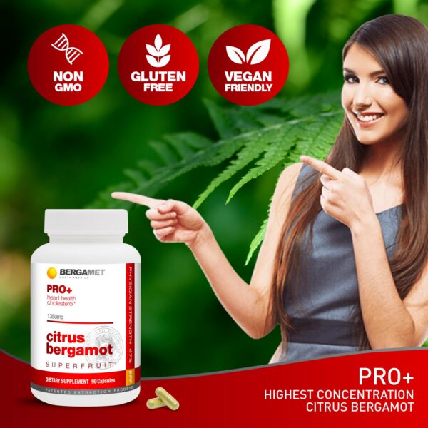 BergaMet PRO+ Bergamota cítrica antioxidante 90 cápsulas