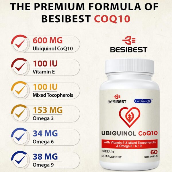 Besibest CoQ10 600 mg envase interior