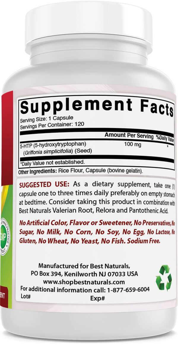 Version 1.0.0 Etiqueta frontal de la botella Best Naturals