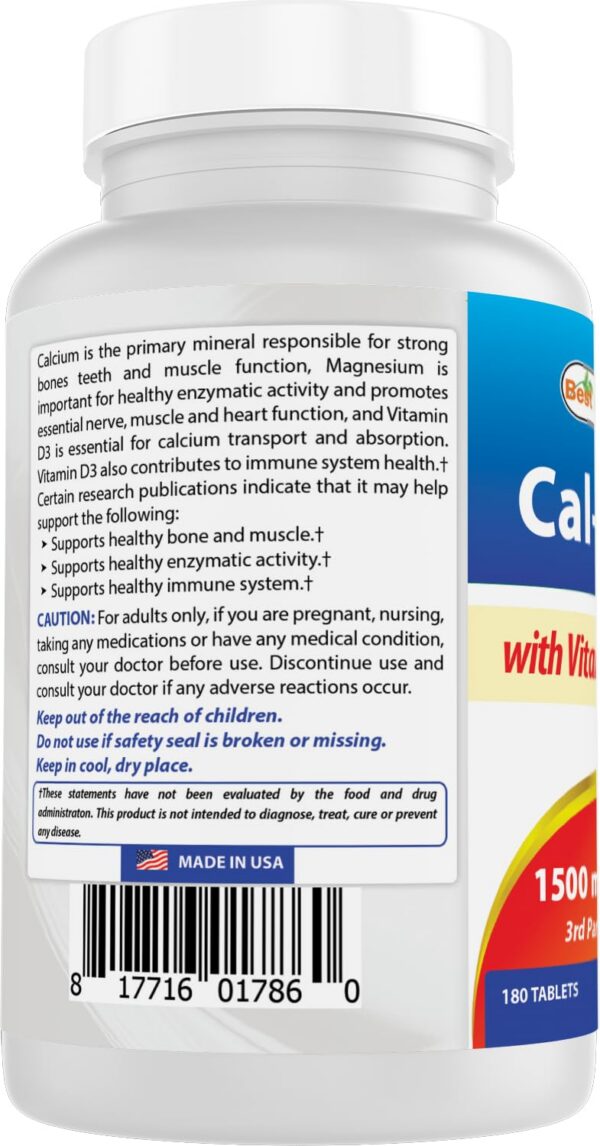 Vista lateral del frasco de tabletas