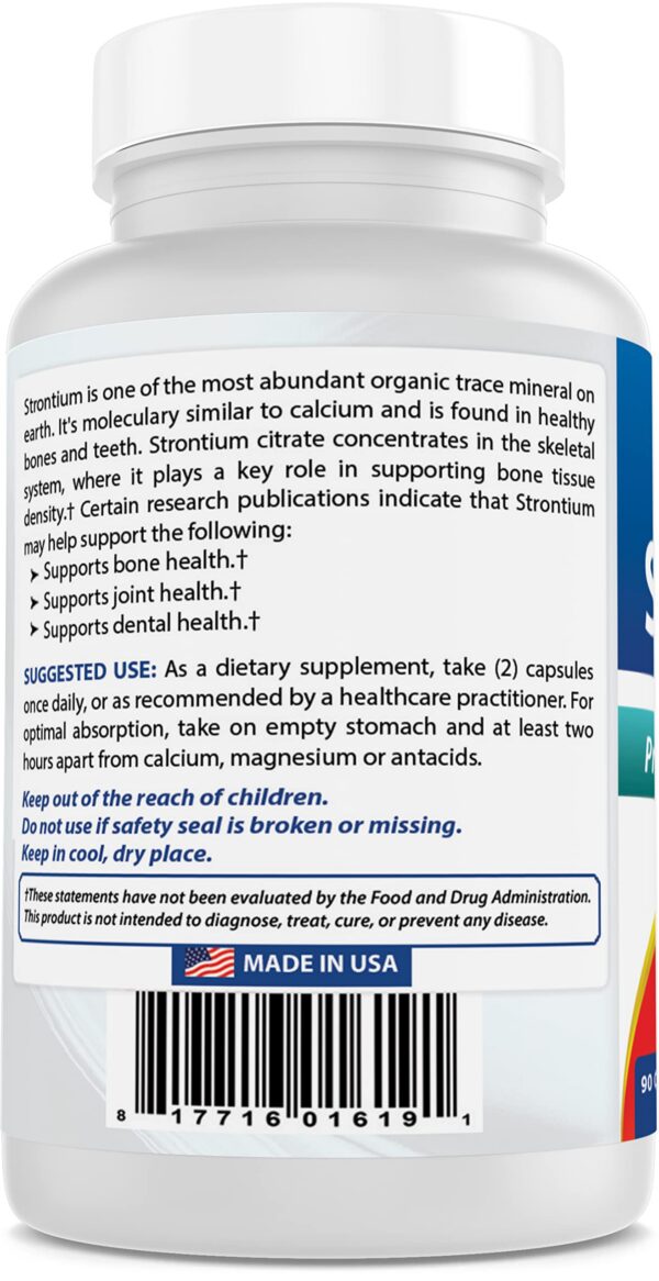 Best Naturals Estroncio - Libre de gluten y no transgénico