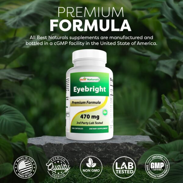 Detalles de ingredientes en etiqueta Eyebright