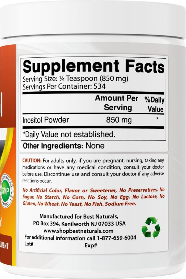 Unboxing de Inositol Best Naturals