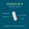 Envase con etiqueta de Bestvite Vitamin B-6