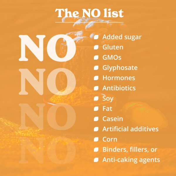 Envase de gomitas curcumina