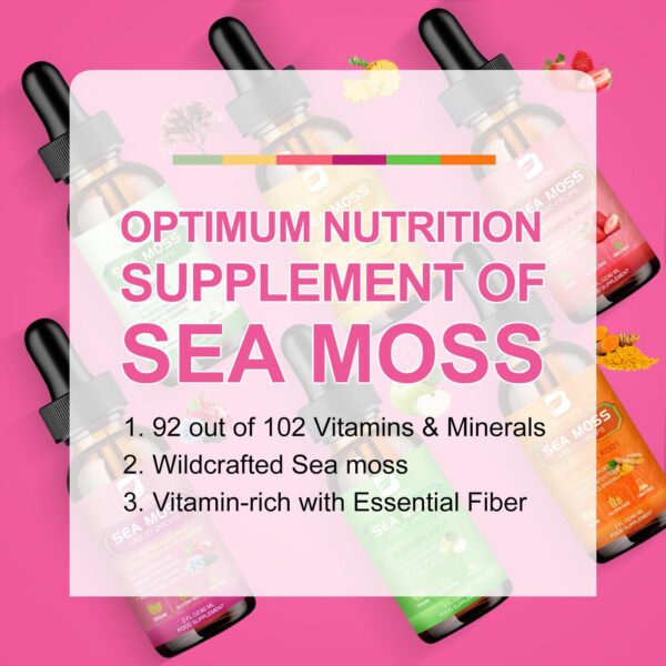 Presentacion vegana Sea Moss gotas