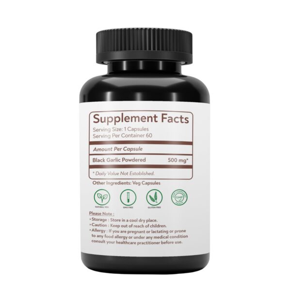 bhumi garlic capsules ajo negro fermentado orgánico