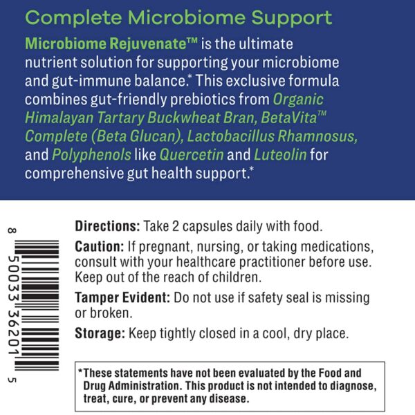Cápsulas suplemento BIG BOLD HEALTH Microbioma Rejuvenate