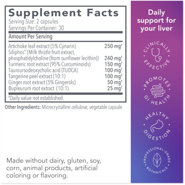 Frasco con cápsulas y etiqueta