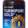 Cápsulas BioEmblem cúrcuma TurmiPure oro para salud articular