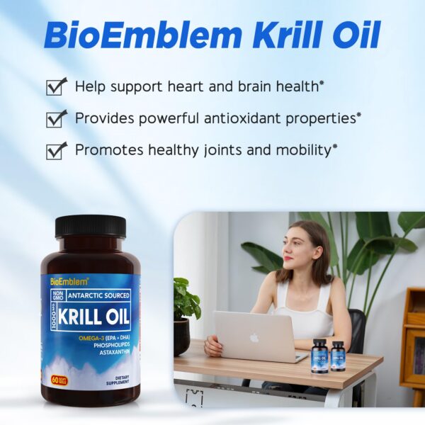 Detalles de ingredientes BioEmblem krill oil