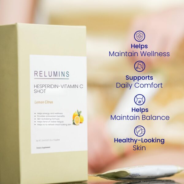 Version 1.0.0 Bioflavonoides en el empaque Relumins