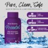 Frasco BioImmune prenatal con etiqueta