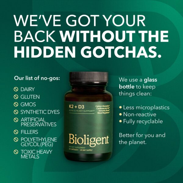 Detalles de especificaciones Bioligent