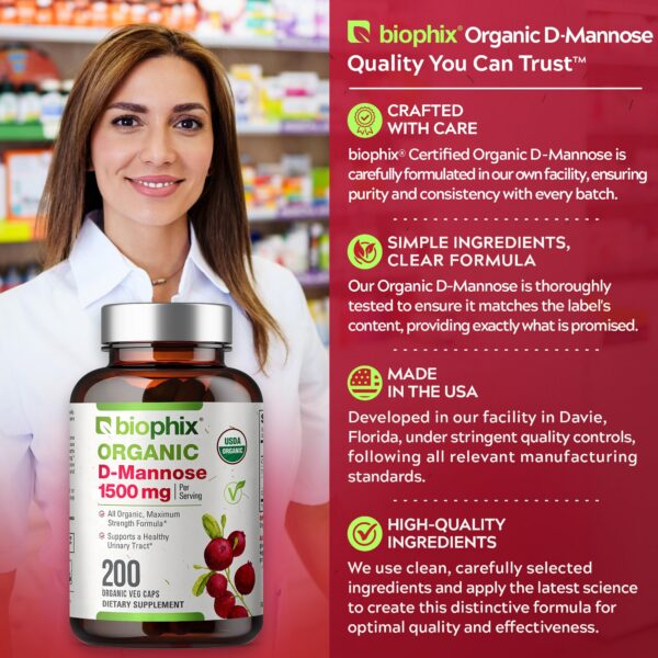 biophix D-Mannose información de ingredientes