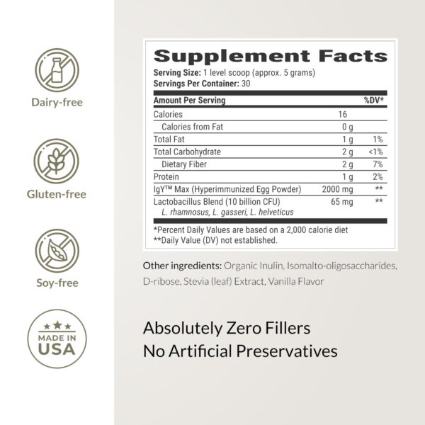 Detalle de porciones en empaque