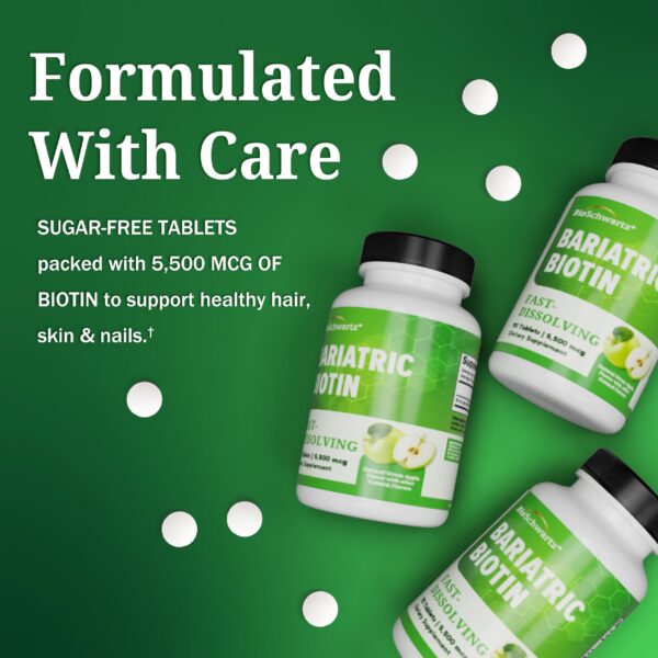 BioSchwartz Biotin 5500 mcg etiqueta exterior